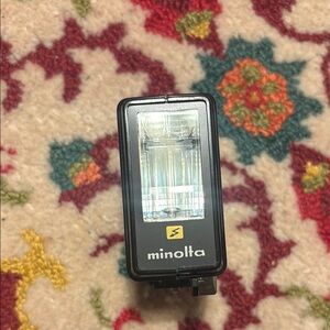 Minolta Black Camera Flash